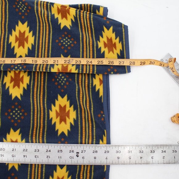 Duluth Trading Co Jacket Mens 2XL Fleece 1/4 Zip Pullover southwestern Aztec - Picture 8 of 11